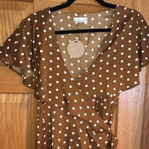 Vici wrap dress with tags